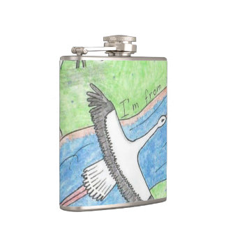 Village Vibes Hip Flask