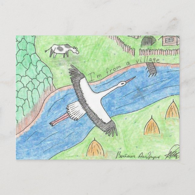 Village Vibes Postcard (Front)