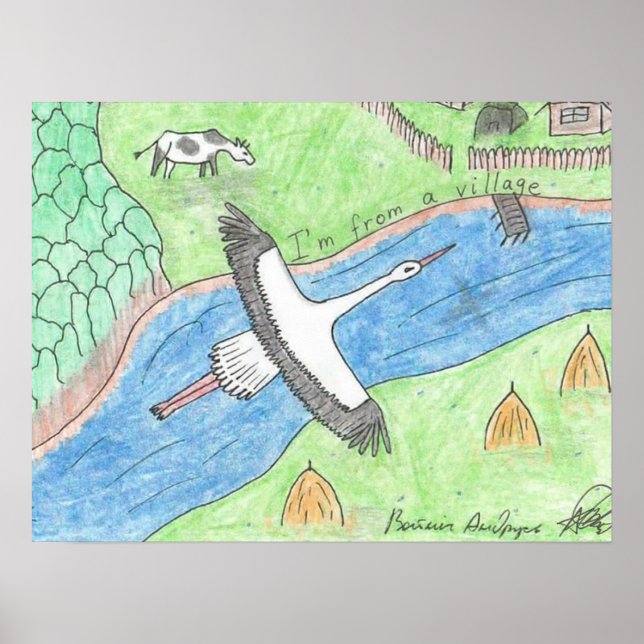 Village Vibes Poster (Front)