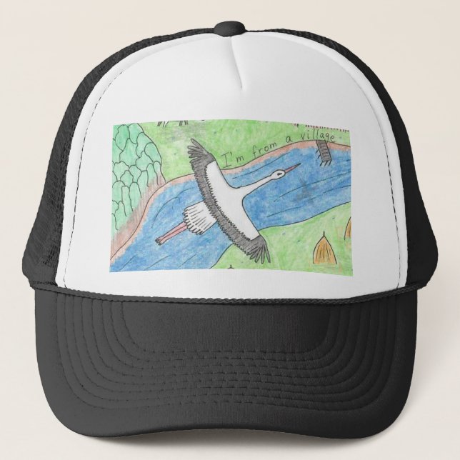 Village Vibes Trucker Hat (Front)
