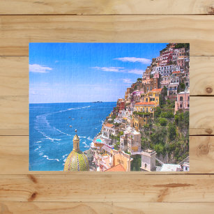 Village View Of Positano, Italy Jigsaw Puzzle