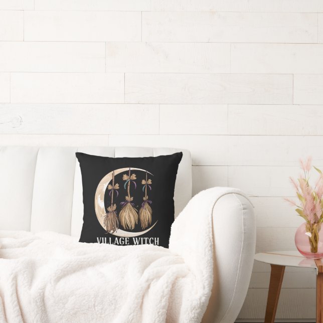 Village Witch Gothic Occult Wicca Pagan Nature Cushion (Couch)