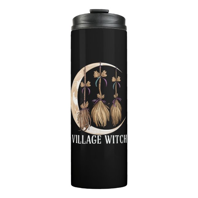 Village Witch Gothic Occult Wicca Pagan Nature Thermal Tumbler (Front)