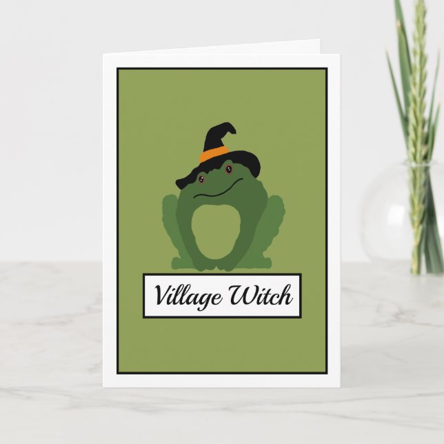 Village Witch, Toad Card (Front)