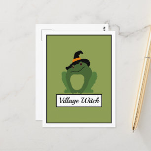 Village Witch, Toad Postcard