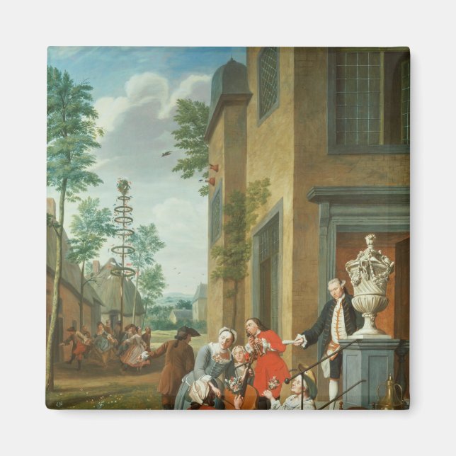 Villagers Merrymaking Magnet (Front)