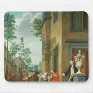 Villagers Merrymaking Mouse Mat