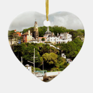 VILLAGES OF WALES CERAMIC TREE DECORATION