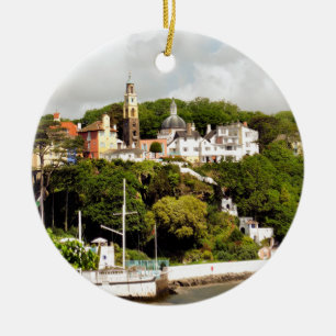 VILLAGES OF WALES CERAMIC TREE DECORATION