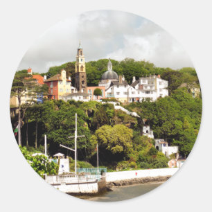 VILLAGES OF WALES CLASSIC ROUND STICKER