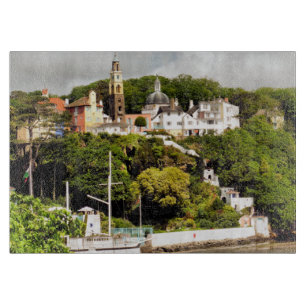 VILLAGES OF WALES CUTTING BOARD