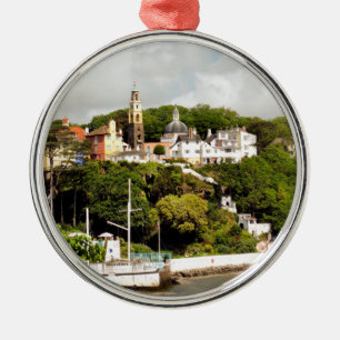 VILLAGES OF WALES METAL TREE DECORATION