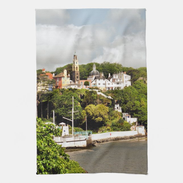 VILLAGES OF WALES TEA TOWEL (Vertical)