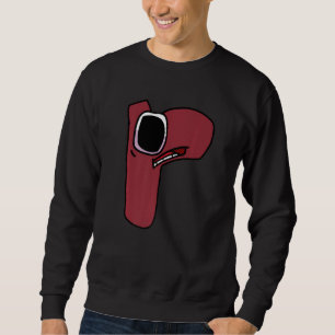 Villain Animated Lowercase Letter r Boys Alphabet Sweatshirt