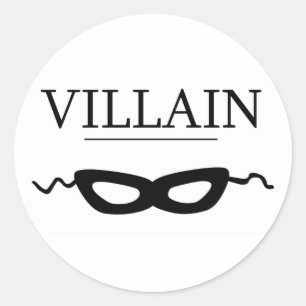 Villain Classic Round Sticker