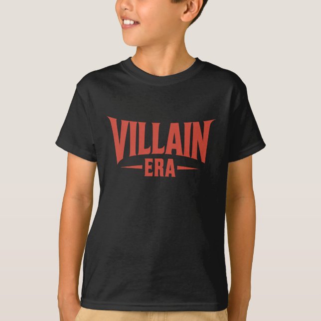 Villain Era Bold Typography T-Shirt (Front)