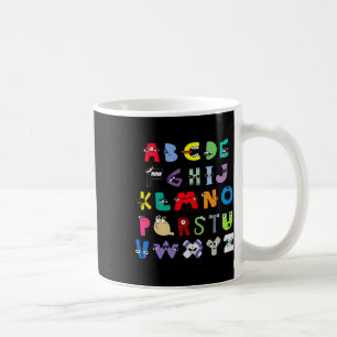 Villain Letter Abc Learning Boys Matching Evil Alp Coffee Mug