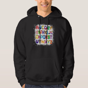 Villain Letter Abcs Bleached Boys Evil Alphabets B Hoodie