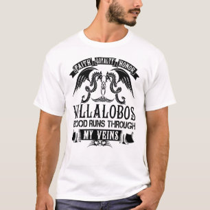 VILLALOBOS Blood Runs Through My Veins T-Shirt