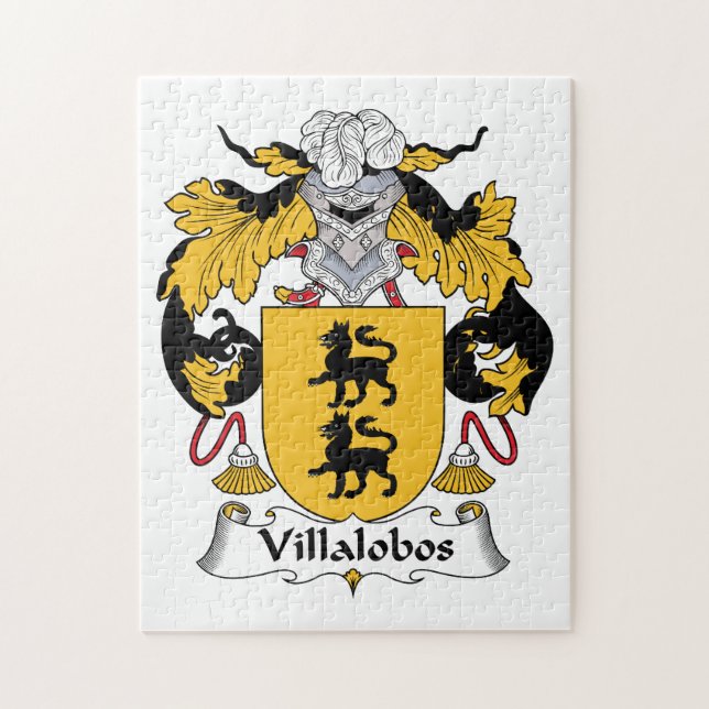 Villalobos Family Crest Jigsaw Puzzle (Vertical)
