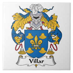 Villar Family Crest Tile
