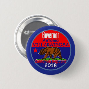 VILLARAIGOSA Governor 2018 6 Cm Round Badge