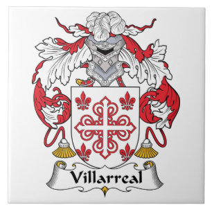 Villarreal Family Crest Tile