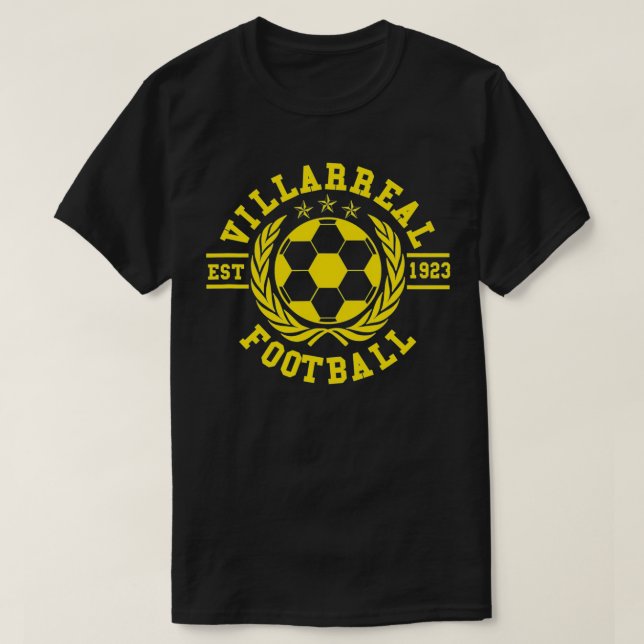Villarreal Soccer Jersey  T-Shirt (Design Front)