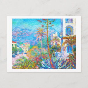 Villas at Bordighera  Claude Monet Postcard