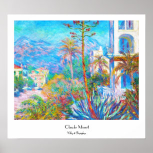 Villas at Bordighera Claude Monet Poster