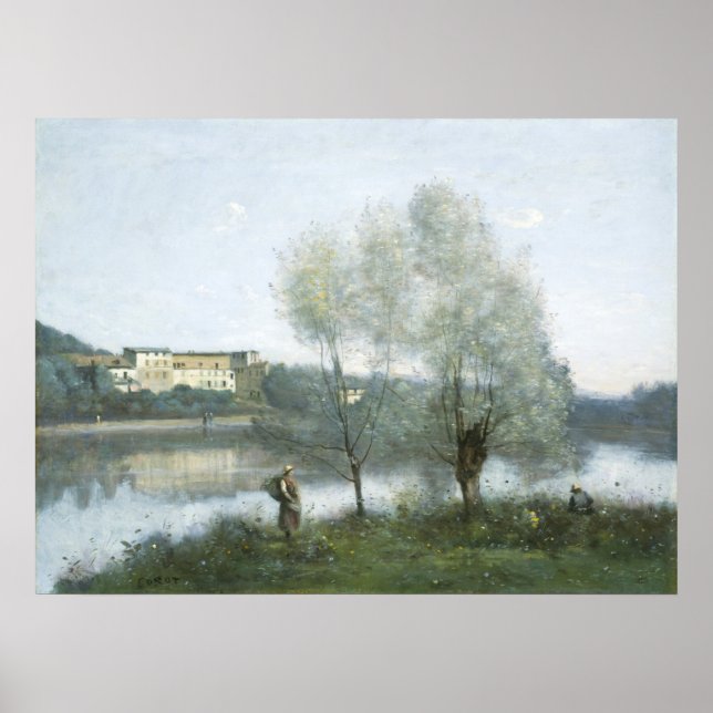 Ville-d'Avray - Jean-Baptiste- Corot Fine Art Poster (Front)