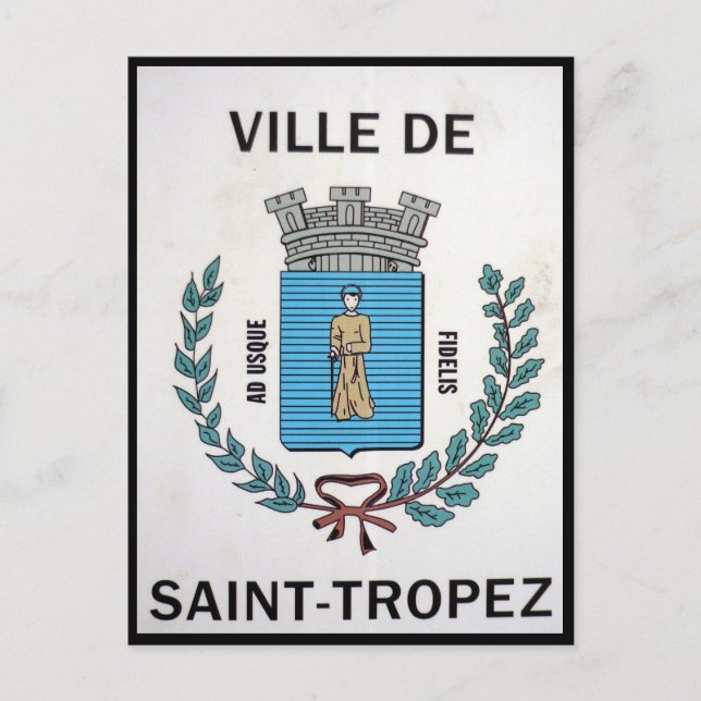 ville saint-tropez postcard (Front)