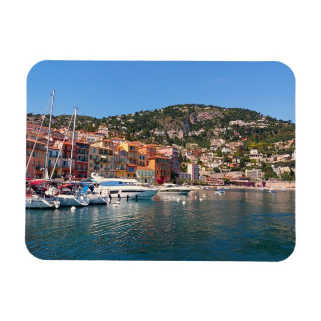 Villefranche-sur-mer, French Riviera Magnet (Horizontal)