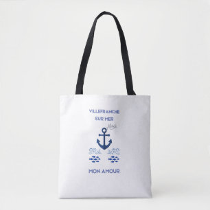 Villefranche-Sur-Mer Luxury French Riviera Tote Bag