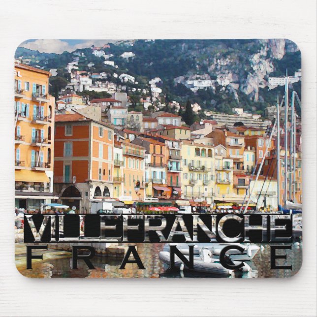 Villefranche-Sur-Mer Mouse Mat (Front)