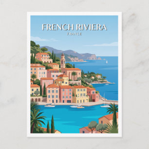 Villefranche-sur-Mer Old Town France Gift Postcard