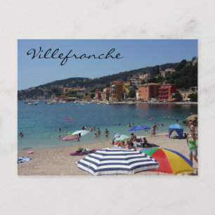 villefranche umbrellas postcard