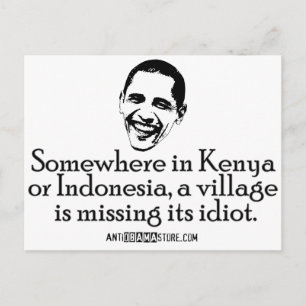 Villiage Idiot Postcard