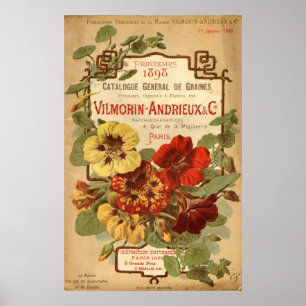 Vilmorin-Andrieux & Co. Seed Catalogue Poster