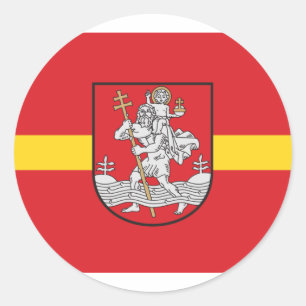 Vilnius, Lithuania Classic Round Sticker