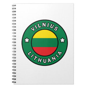 Vilnius Lithuania Notebook