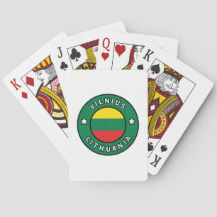 Vilnius Lithuania Playing Cards