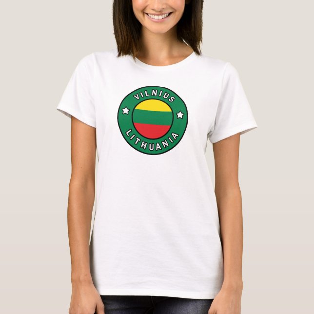 Vilnius Lithuania T-Shirt (Front)