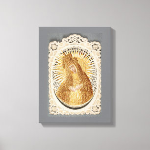 Vilnius Madonna in Prayer ...  fine art  Canvas Print