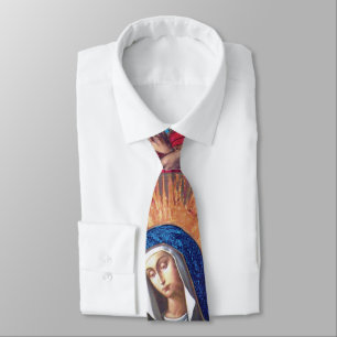 Vilnius Madonna in Prayer ... fine art Tie