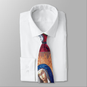 Vilnius Madonna in Prayer ... fine art Tie