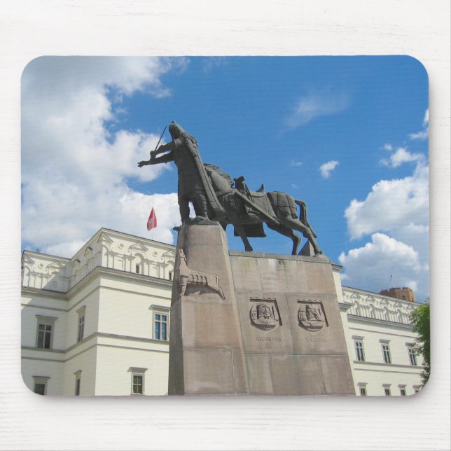Vilnius Statue, LITHUANIA --- Mouse Pads (Front)