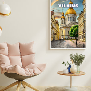 Vilnius, the beating heart of Lithuania Poster