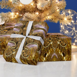 Vilposh Fleur Baroque 15 ft Wrapping Paper