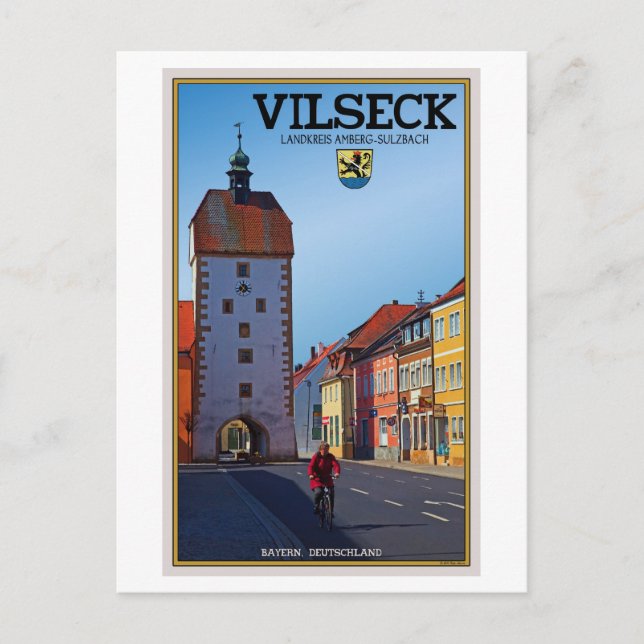 Vilseck - Tower Postcard (Front)